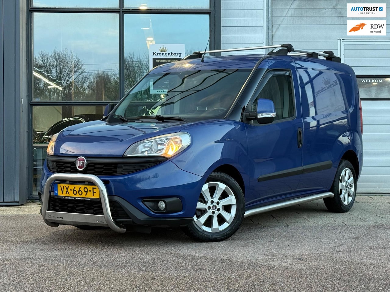 Fiat Doblò Cargo - 1.3 MJ L1H1 SX 1.3 MJ L1H1 SX, AIRCO, NAVI, NAP - AutoWereld.nl