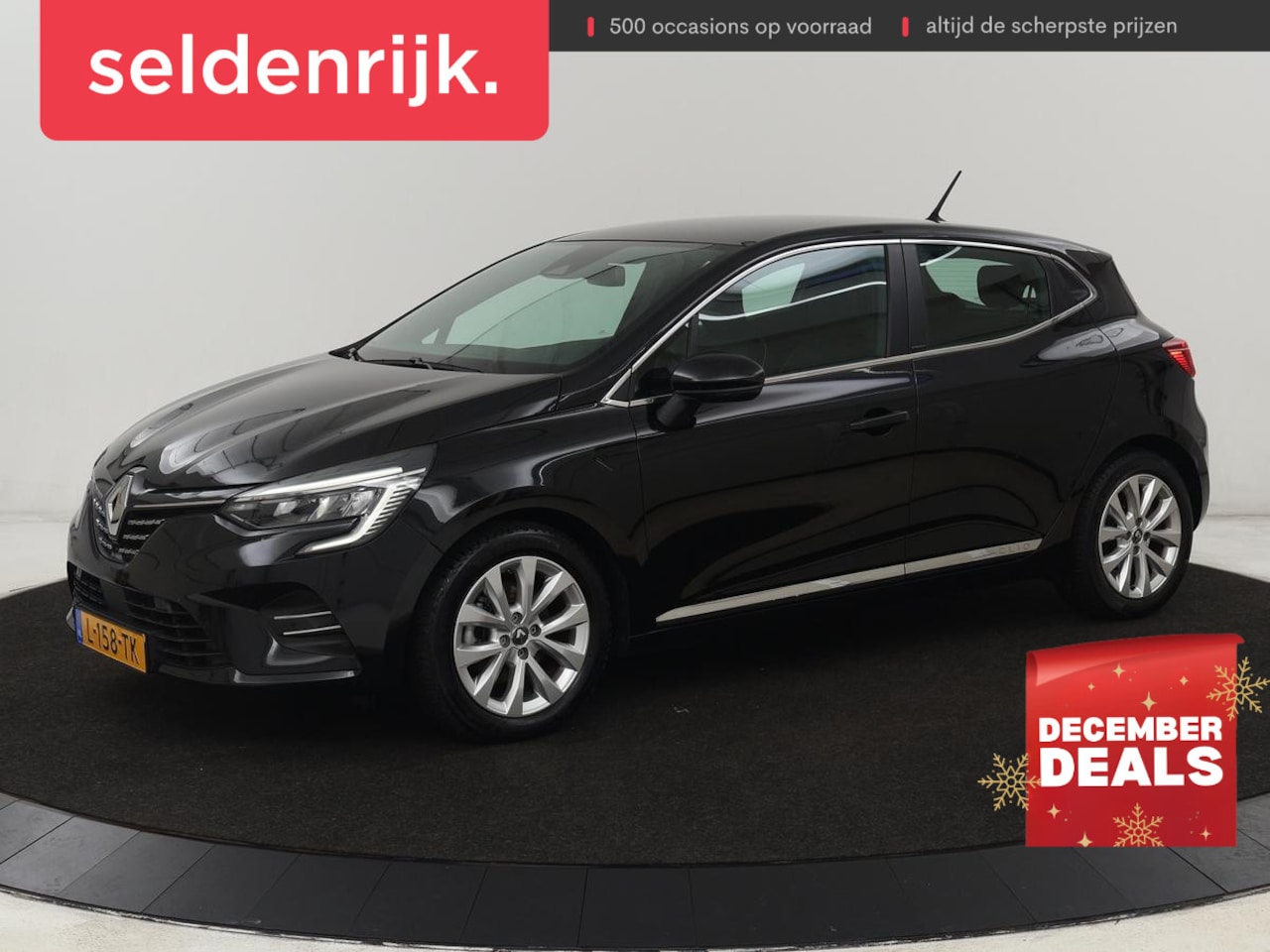 Renault Clio - 1.6 E-Tech Hybrid 140 Intens | Stoelverwarming | Camera | Carplay | Stuurverwarming | Half - AutoWereld.nl