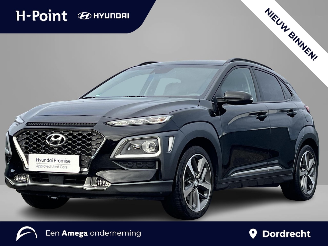 Hyundai Kona - 1.0 T-GDI Premium | Lederen bekleding Stoelventilatie & verwarming | Trekhaak | Head up di - AutoWereld.nl