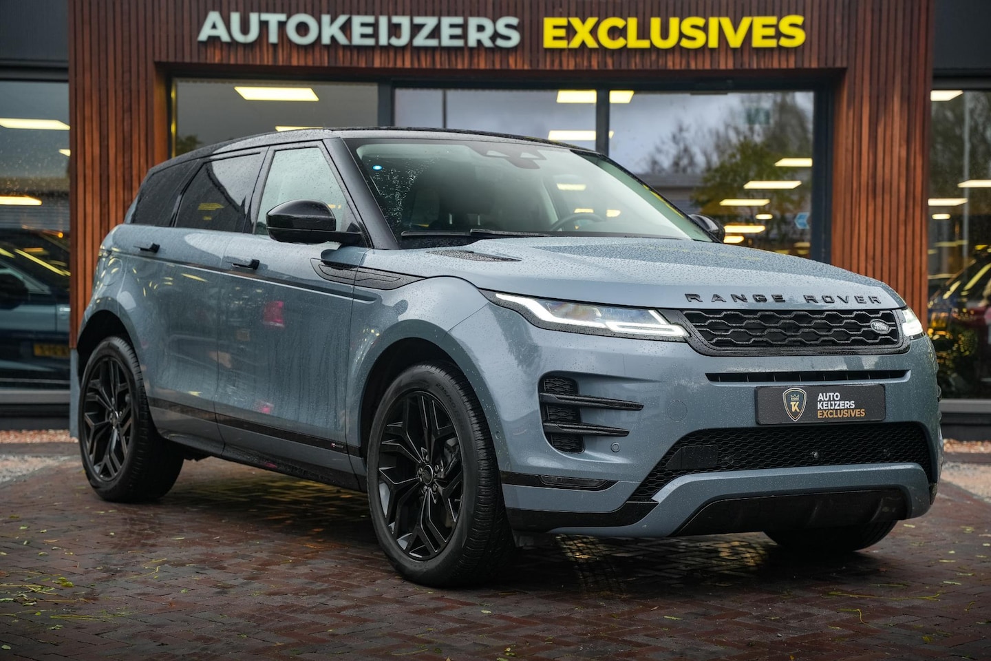Land Rover Range Rover Evoque - 2.0 P300 AWD R-Dynamic HSE Adapt. Cruise Virtual Dash Matrix LED Two Tone Leder Meridian K - AutoWereld.nl
