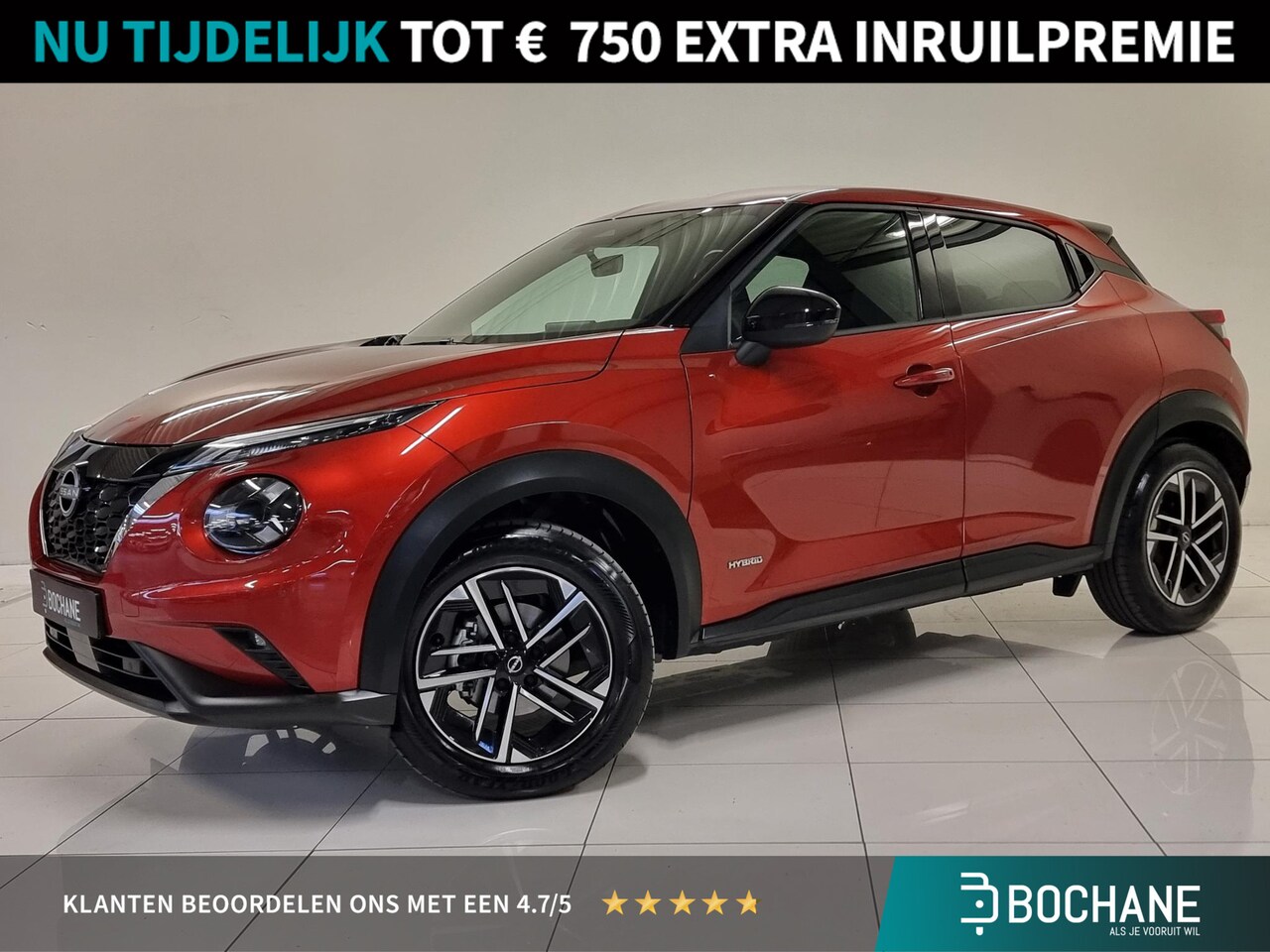 Nissan Juke - 1.6 Hybrid N-Connecta | Navigatie | Achteruitrijcamera | Cruise Control | - AutoWereld.nl