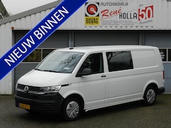 Volkswagen Transporter - 2.0 TDI L2H1 30 DC 6Pers Apple & Android Trekhaak