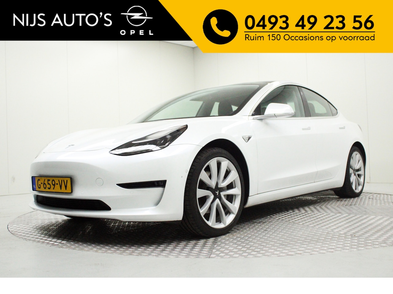 Tesla Model 3 - Long Range RWD Long Range AWD 75 kWh | Trekhaak af fabriek | Autopilot | Panoramadak | Navigatie Fullmap - AutoWereld.nl