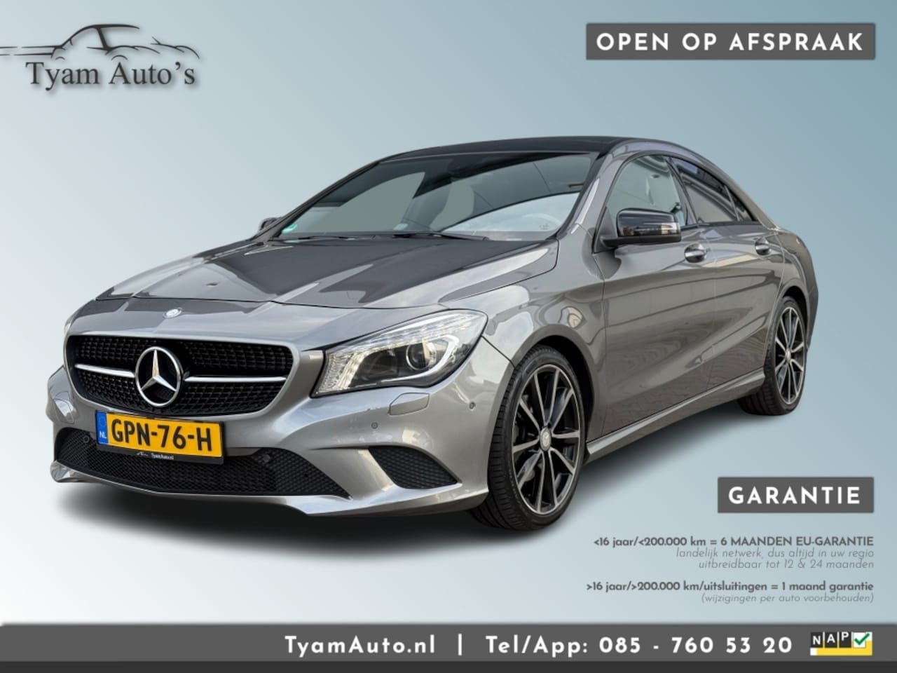 Mercedes-Benz CLA-Klasse - 200 ED.1 AUTOMAAT / AIRCO PANO BT LEER PDC STOELVERWARM LED - AutoWereld.nl