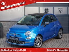 Fiat 500 - 1.2 Mirror Navi Airco Pano Limited Garantie