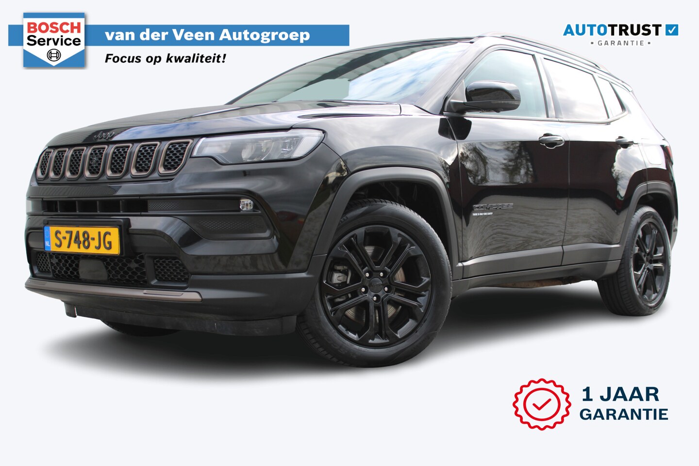 Jeep Compass - 4xe 240 Plug-in Hybrid Upland | Incl. 12 maanden garantie | Highway assist | Apple carplay - AutoWereld.nl