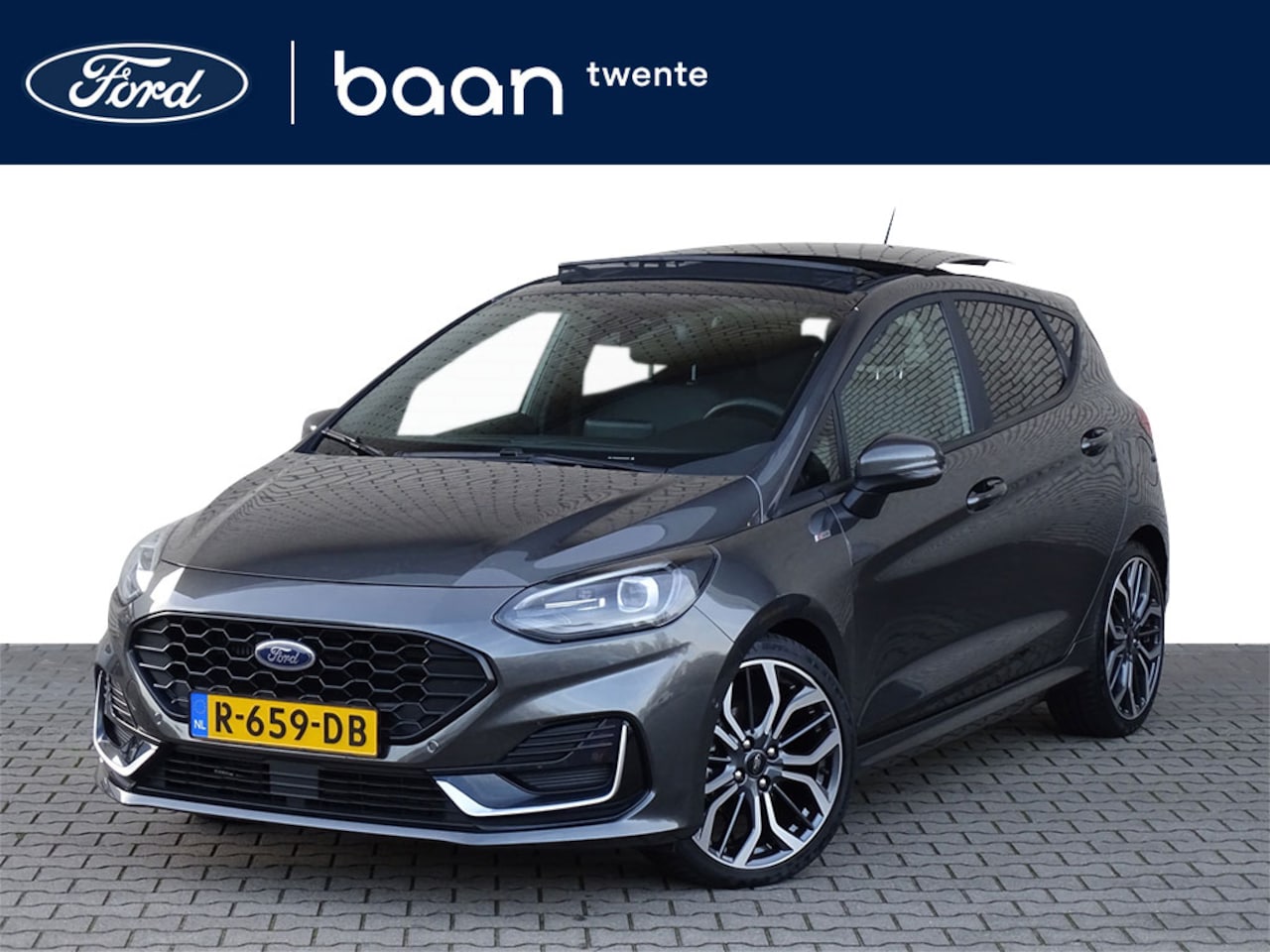 Ford Fiesta - 1.0 Turbo 125pk Mild Hybride ST-Line Vignale Automaat | Full Options | Panoramadak | Keyle - AutoWereld.nl