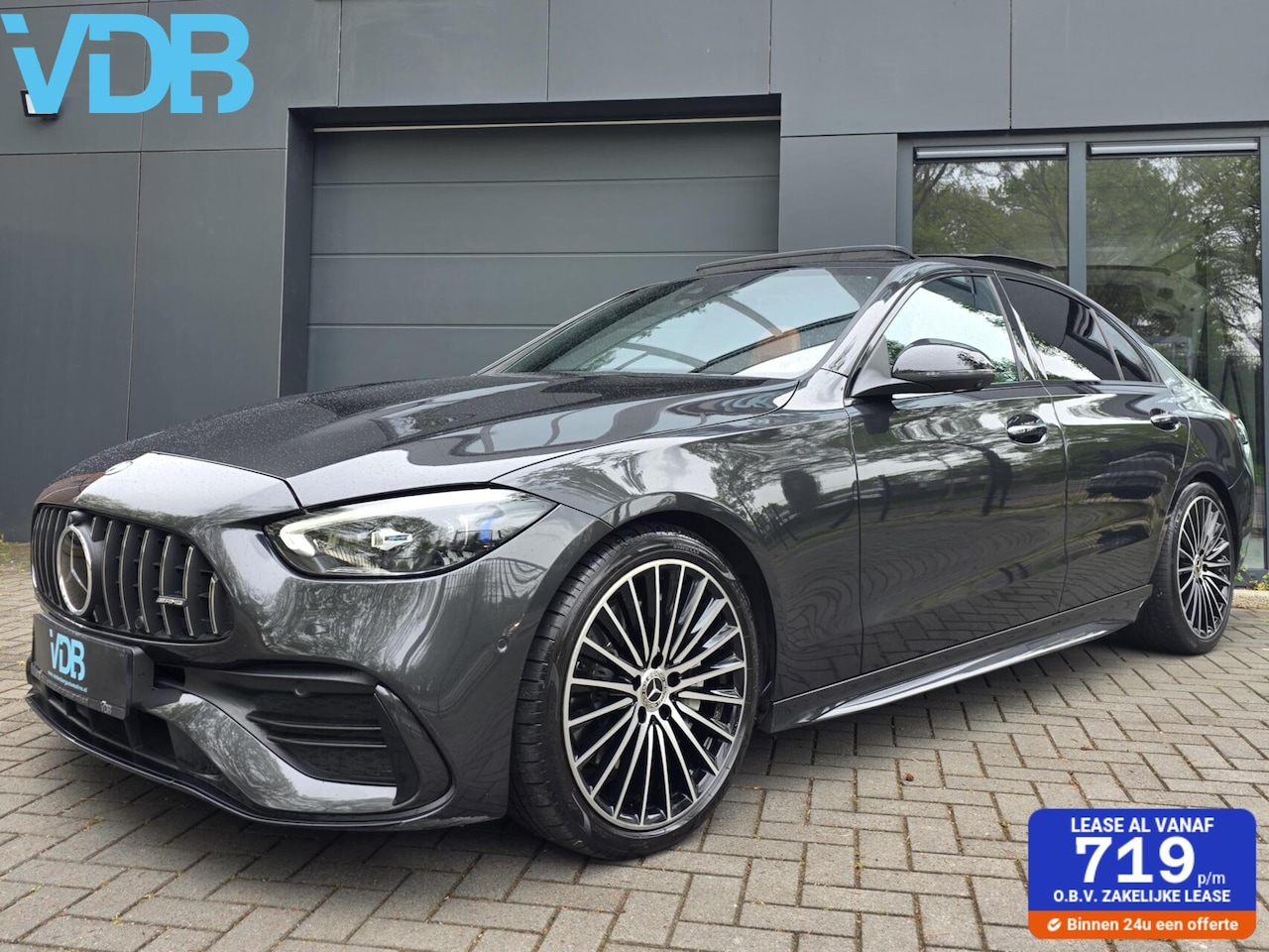 Mercedes-Benz C-klasse - C180 AMG PANO 360 MEMORY BURMESTER VOL!!! - AutoWereld.nl