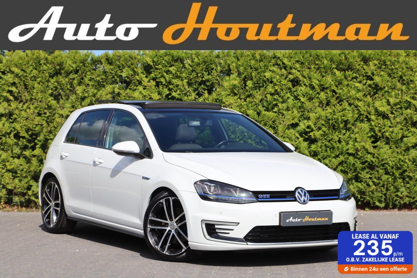 Volkswagen Golf - 1.4 TSI DSG GTE 204 Pk Keyless|Nwe D-riem|PanoSchuifdak|18 Inch|Navi|TRHK|Ecc - AutoWereld.nl