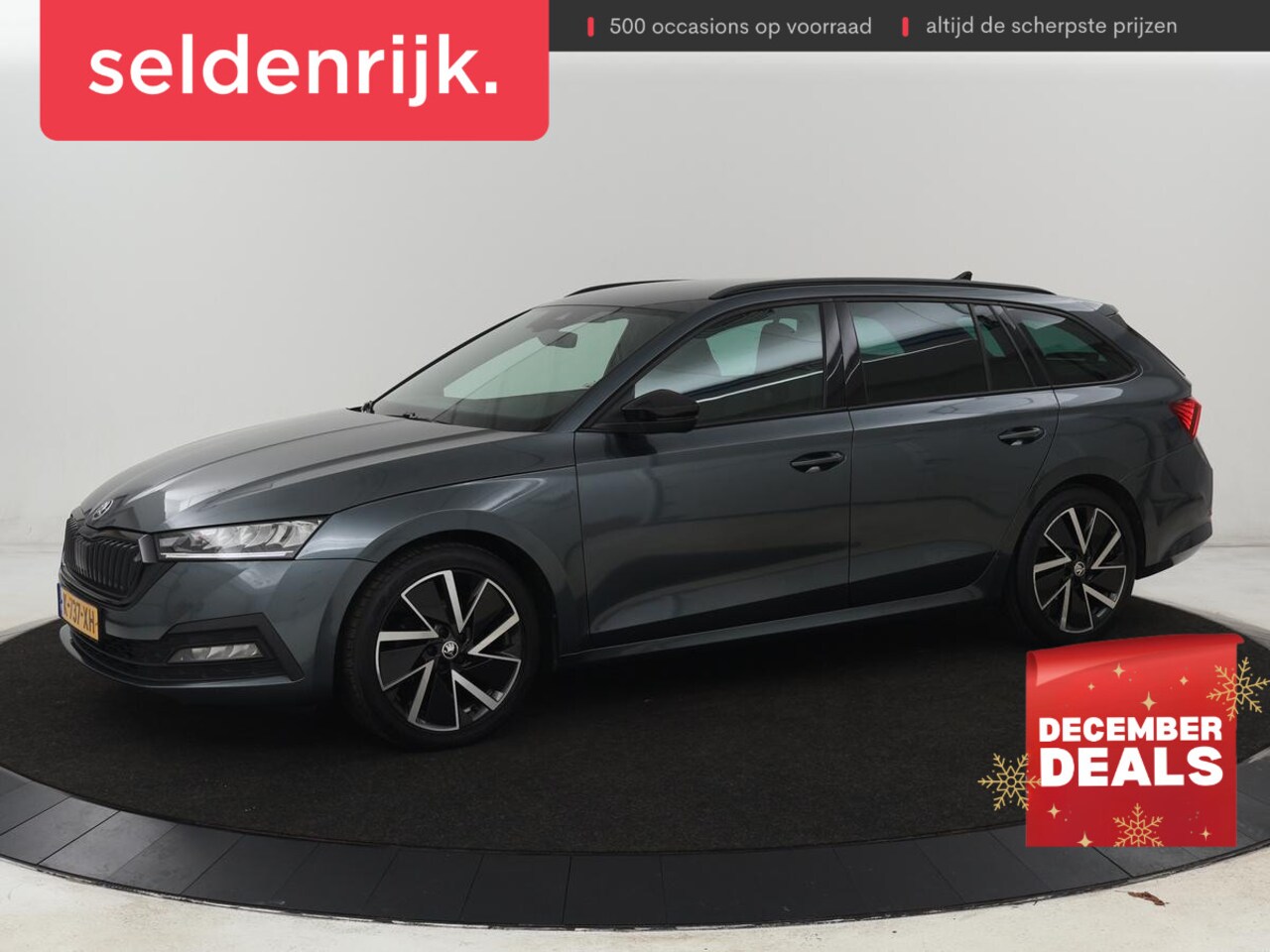 Skoda Octavia - 1.0 e-TSI Sport | Trekhaak | Carplay | Navigatie | Sportstoelen | Full LED | 18'' | Parkee - AutoWereld.nl