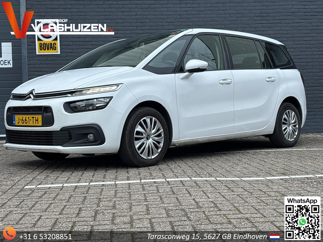 Citroën Grand C4 SpaceTourer - 1.2 PureTech Live | € 5.950,- NETTO! | Climate | Cruise | Navi | PDC | APK 10-2026 | - AutoWereld.nl
