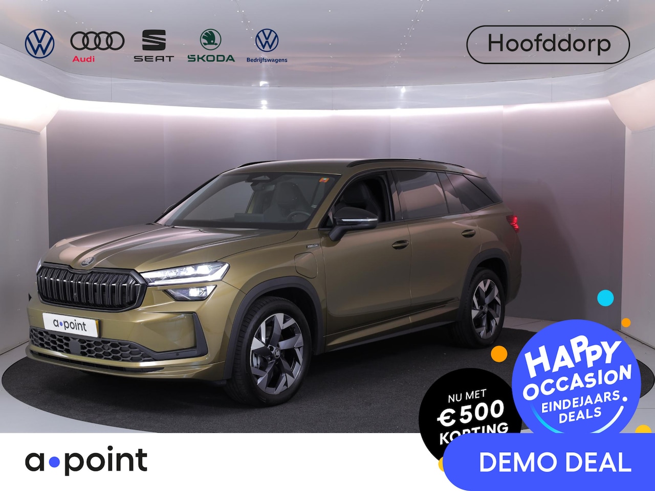 Skoda Kodiaq - 1.5 TSI PHEV Sportline Business 204pk| trekhaak wegklapb| Navi| 19'LM-velgen| alarm - AutoWereld.nl