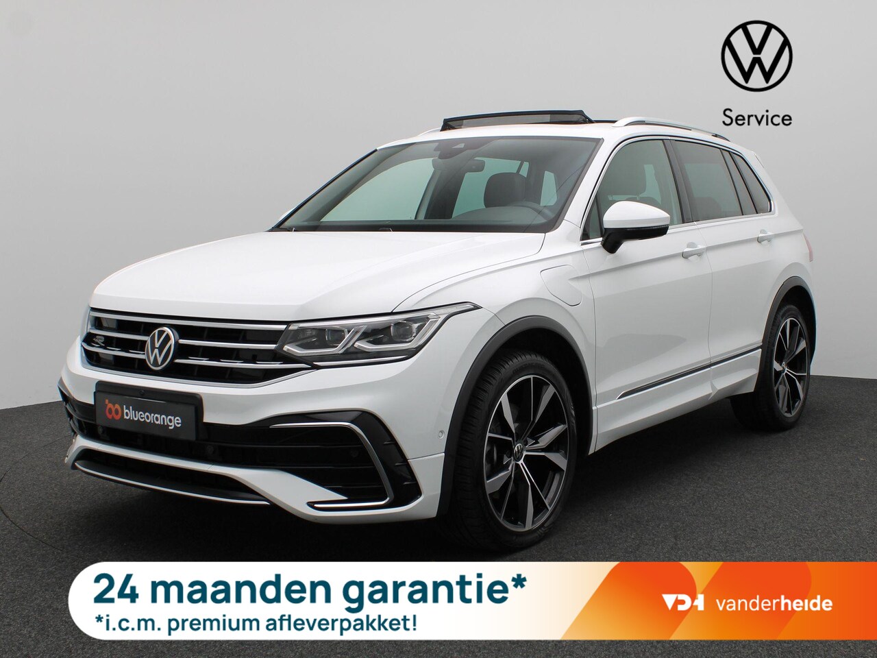 Volkswagen Tiguan - 1.4 TSI eHybrid R-Line Business+ 245PK DSG Pano-Schuifdak, SOH 86%, Trekhaak, Leder, Memor - AutoWereld.nl