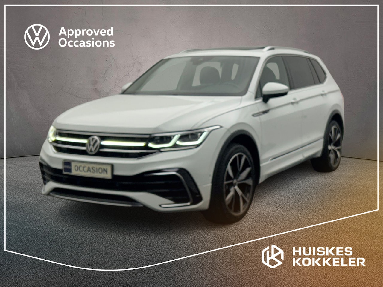 Volkswagen Tiguan Allspace - R-Line Business+ 7p. 1.5 TSI 150pk DSG Automaat Trekhaak, 3e zitrij, Panoramadak, Harman K - AutoWereld.nl