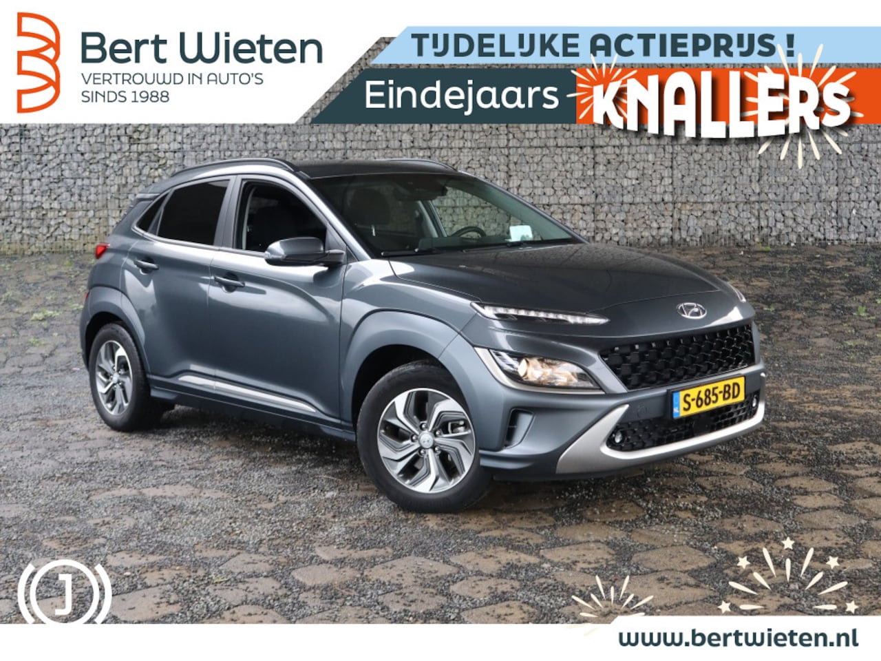 Hyundai Kona - 1.6 GDI HEV Fashion | Geen import | Navigatie | Camera | Adap cr - AutoWereld.nl