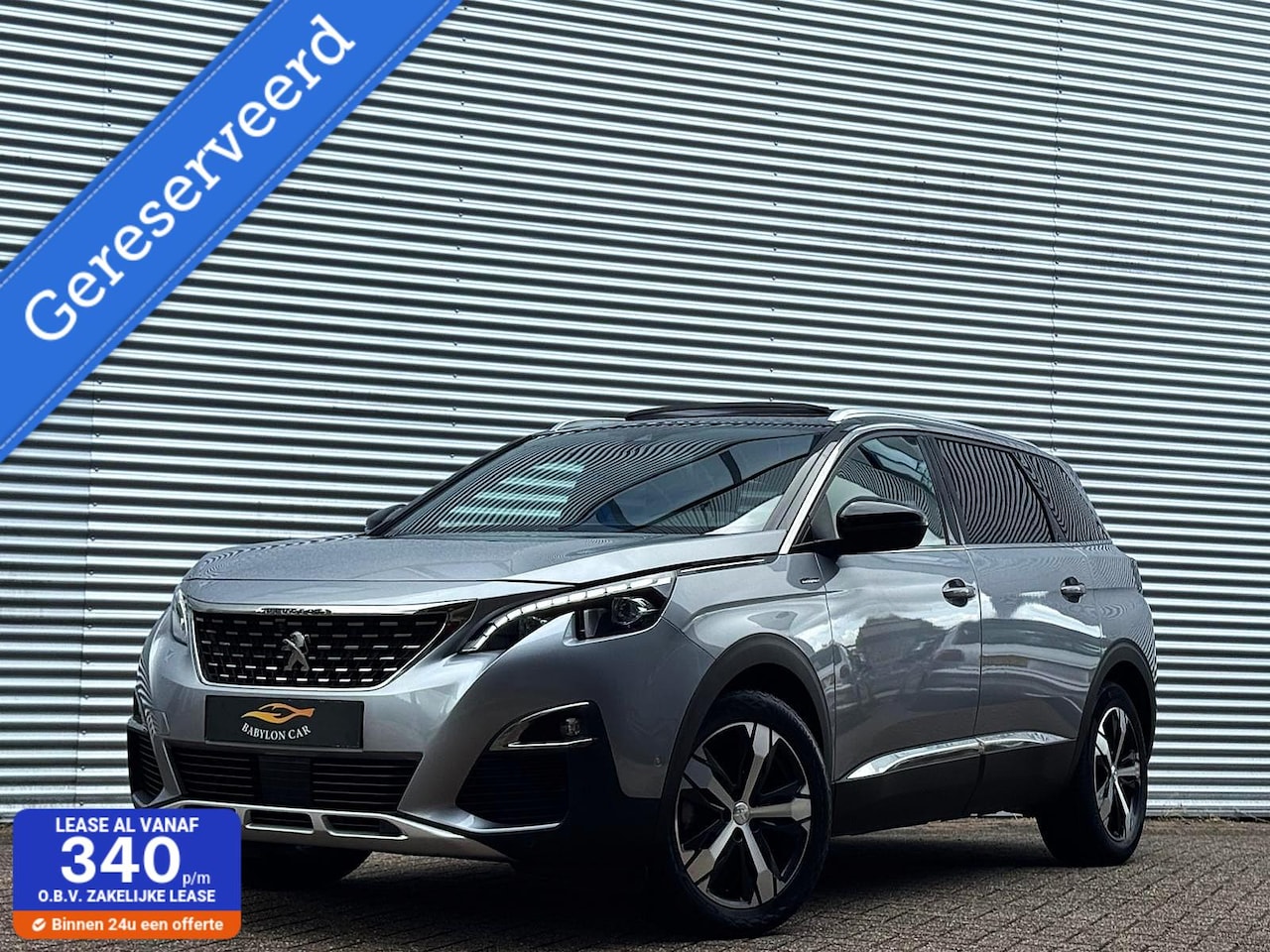 Peugeot 5008 - 1.2 GT-Line Aut/Panodak/Camera/Leder/Massagestoelen/Apple Carplay/Cruise Control/stoelverw - AutoWereld.nl