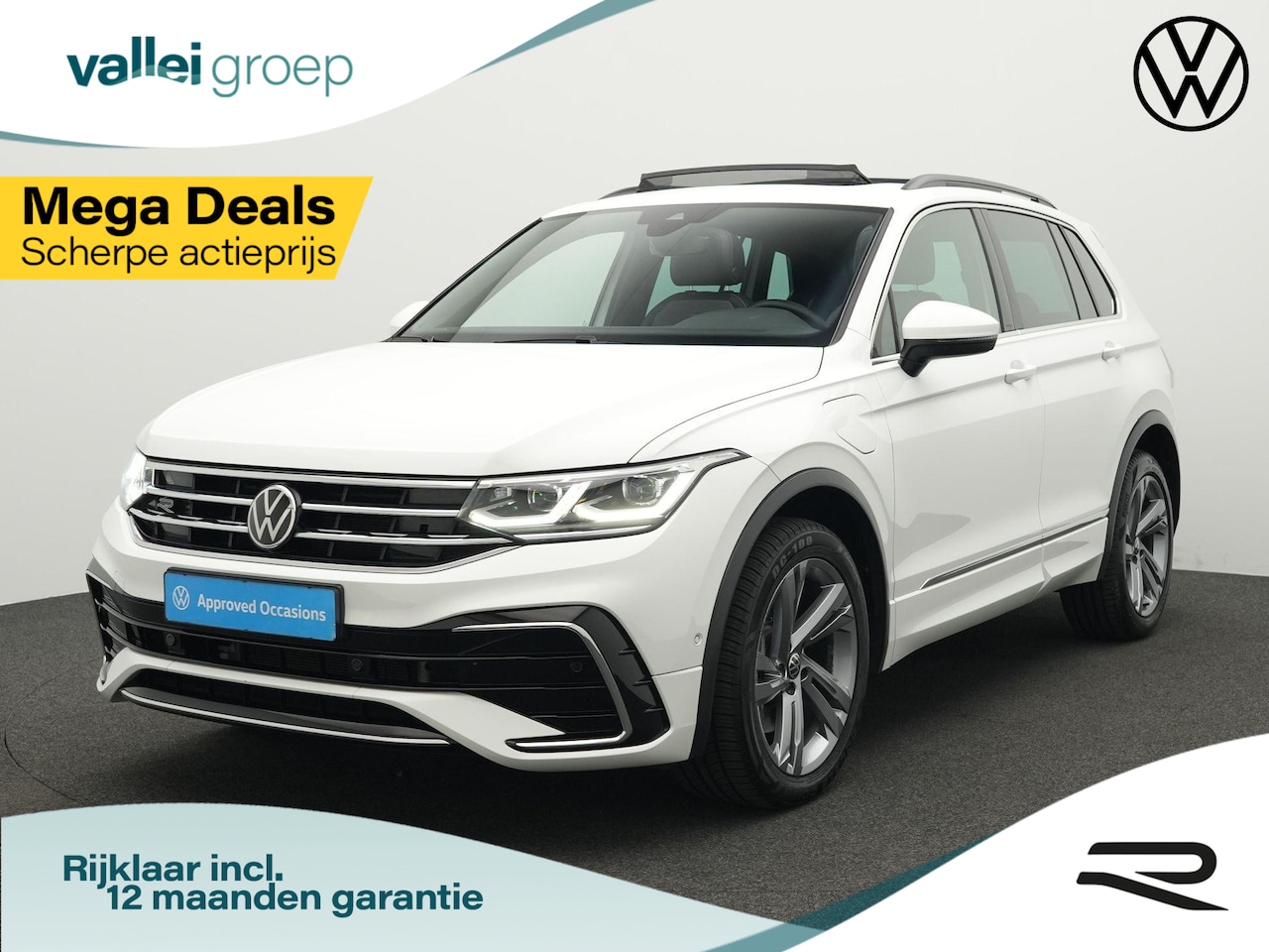 Volkswagen Tiguan - 1.4 TSI eHybrid 245 pk DSG R-Line Business | Panoramadak | IQ Light | Standkachel | Stoel- - AutoWereld.nl