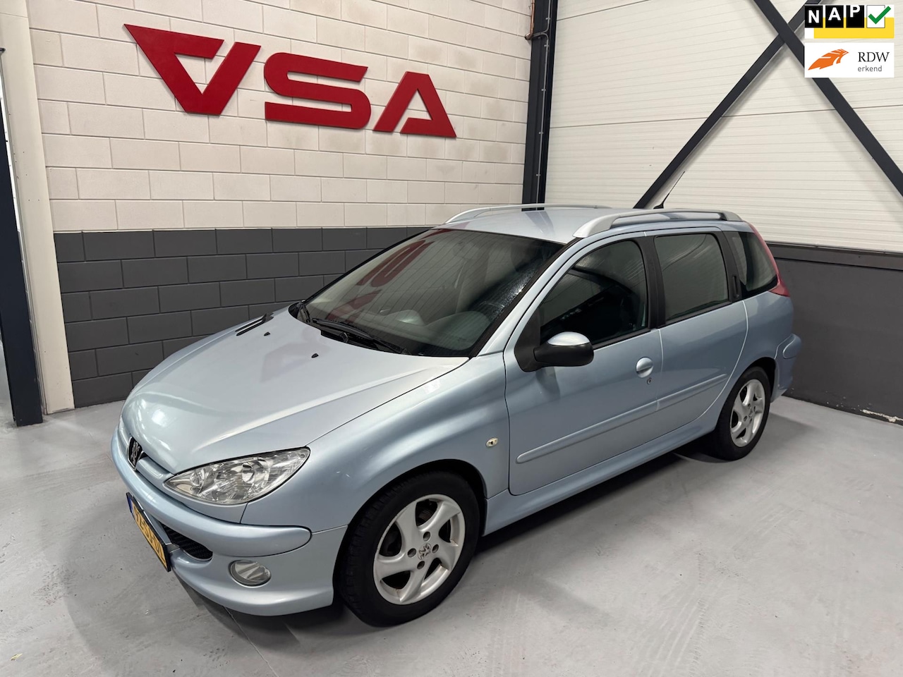 Peugeot 206 SW - 1.4-16V Air-line 3 1.4-16V Air-line 3, Airco, Nieuw APK,nieuw uitlaat etc. - AutoWereld.nl