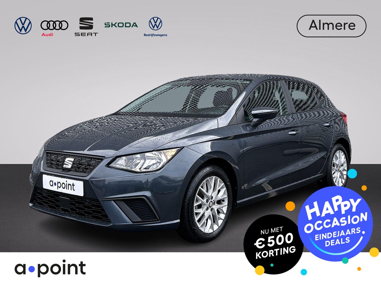 SEAT Ibiza - 1.0 TSI Style Business Intense 95pk | Parkeercamera | Navigatie | Lichtmetalen velgen | Cr - AutoWereld.nl