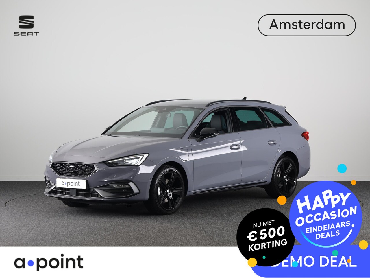 SEAT Leon Sportstourer - 1.5 TSI 204pk e-Hybrid FR Business | Black pakket | Led plus - AutoWereld.nl