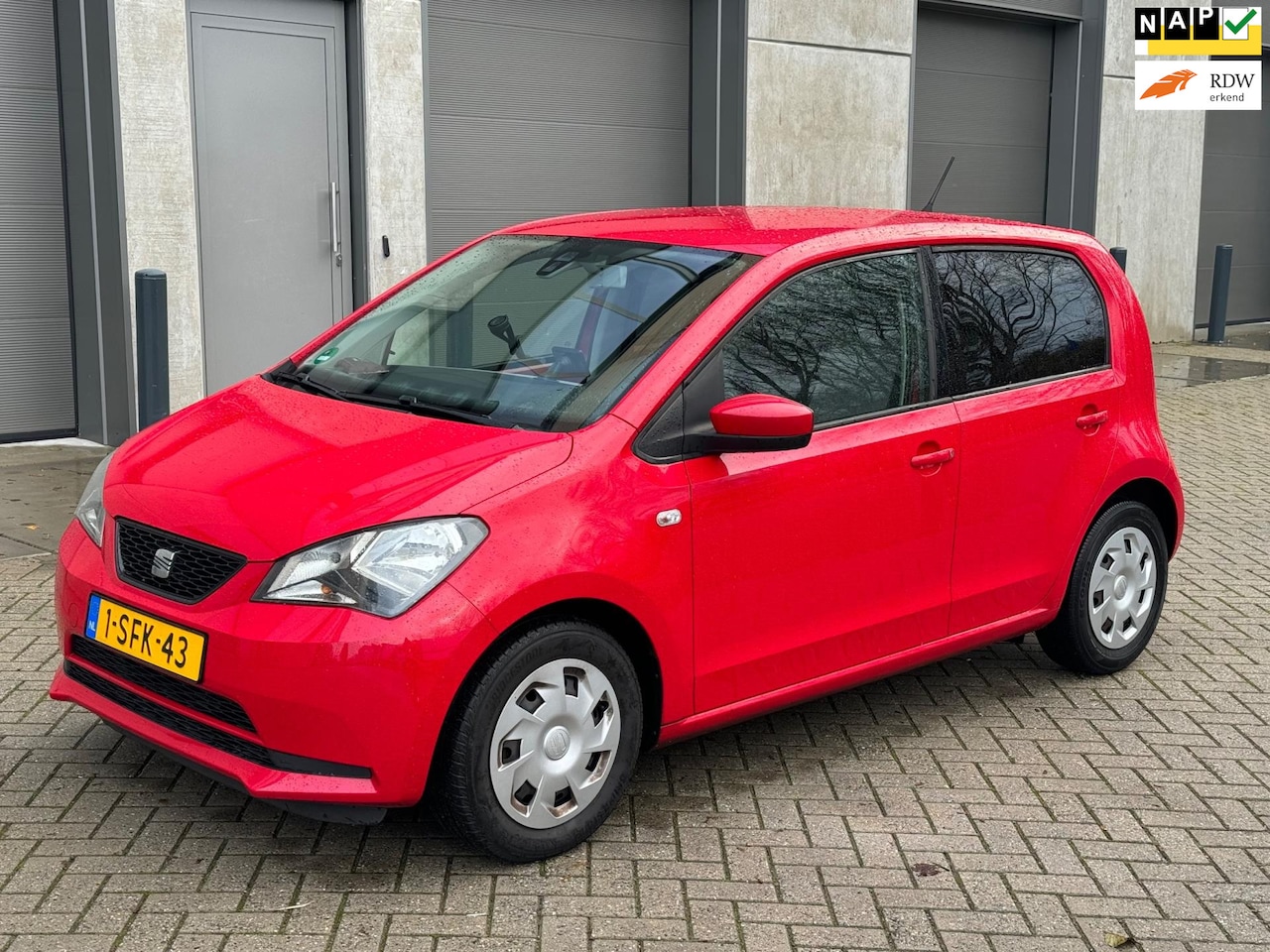 SEAT Mii - 1.0 Style 5DR 2013 Rood 1E EIGENAAR|NAP|NAVI|NWE APK - AutoWereld.nl