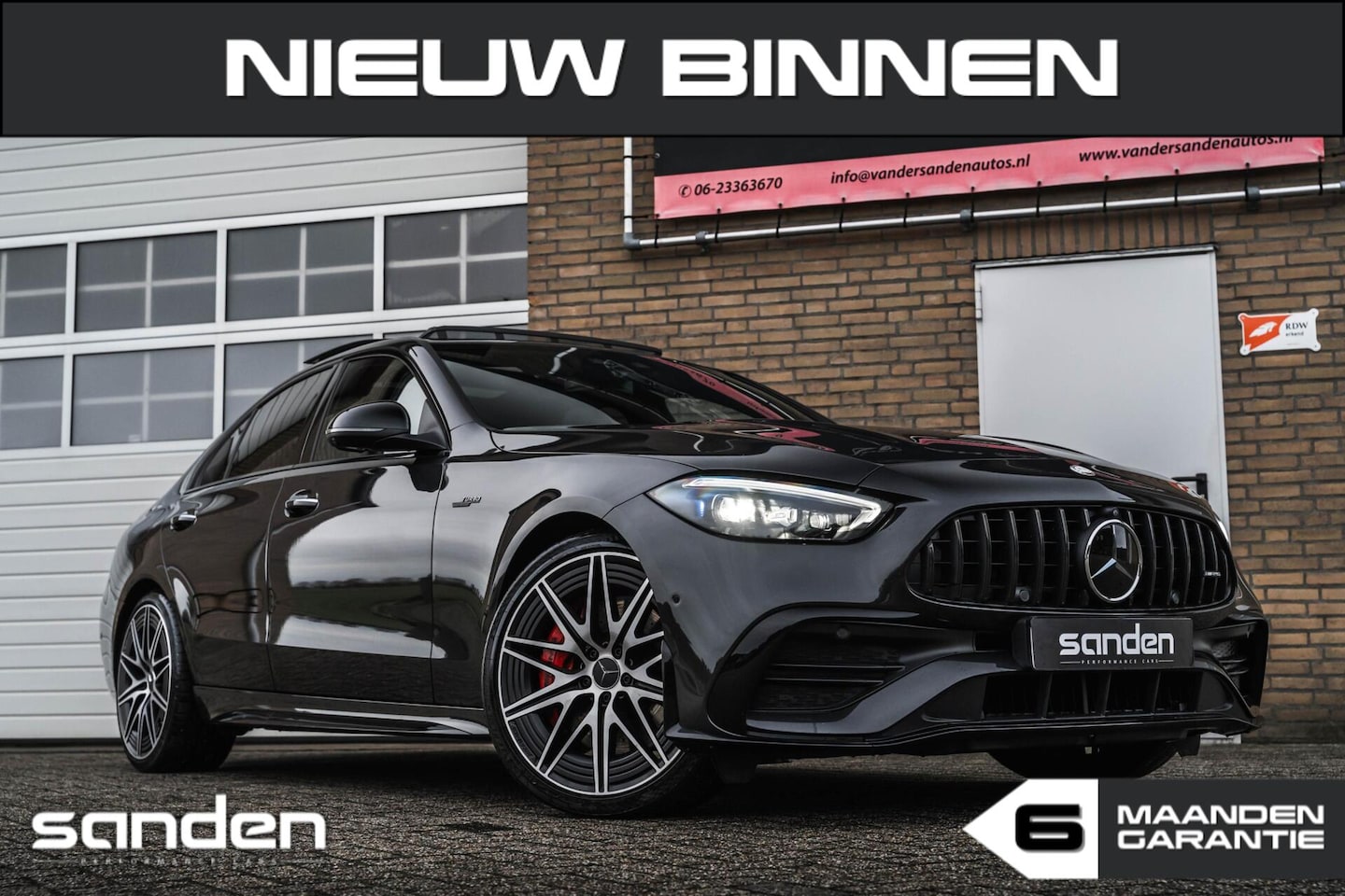 Mercedes-Benz C-klasse - AMG 43 4MATIC |Pano|360|Burmester|Memory|AMG Styling - AutoWereld.nl