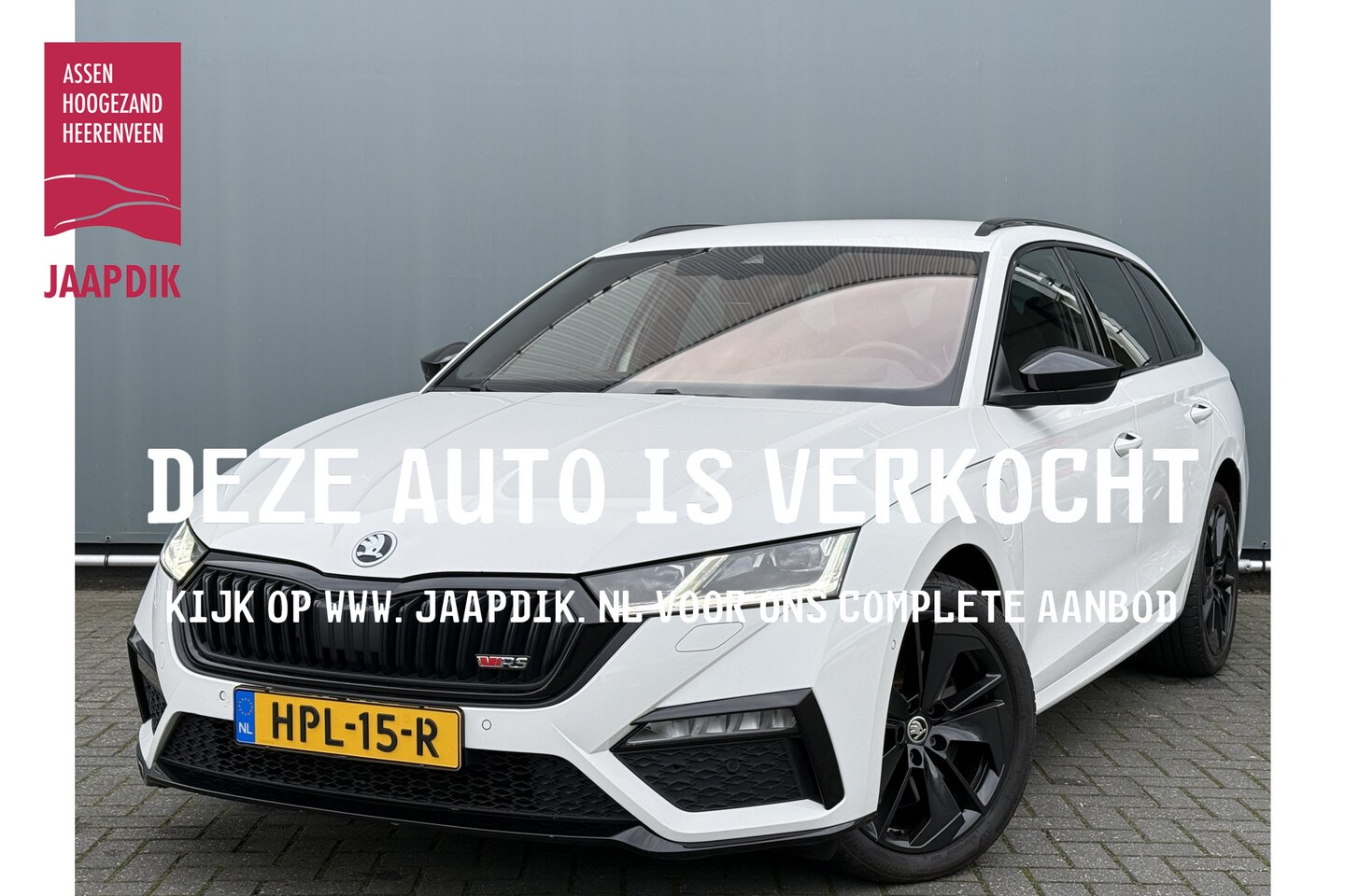 Skoda Octavia Combi - BWJ 2022 1.4 245 PK TSI RS iV PHEV Business AUTOMAAT | VERST. STOELEN | STOEL + STUURVERW. - AutoWereld.nl