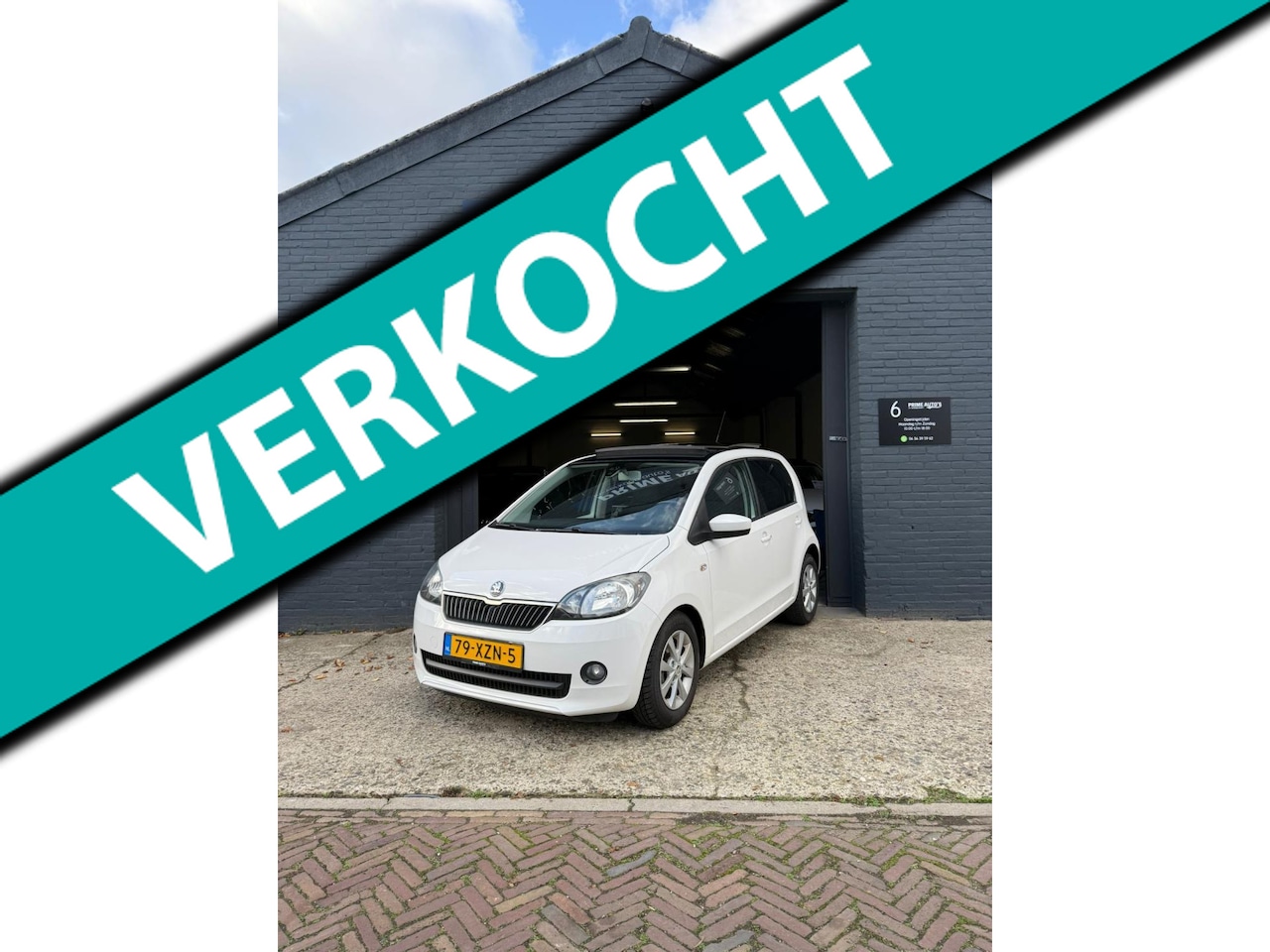 Skoda Citigo - 1.0 Greentech 44KW 2012 Wit - AutoWereld.nl