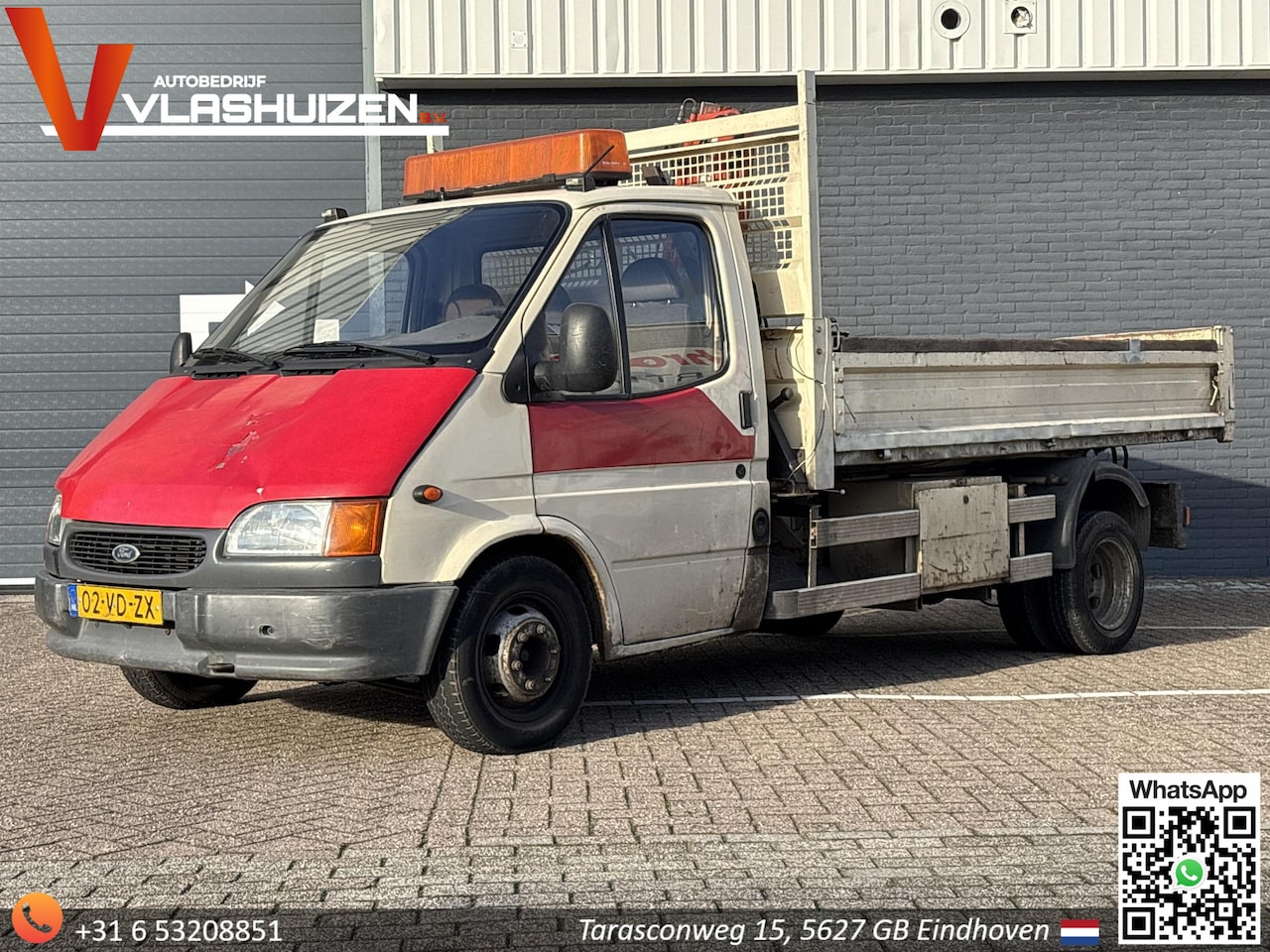 Ford Transit - FT 190 DL | € 4.950,- MARGE! | Dubbel Lucht | Kraan | Open Laadbak | Kieper | Bijrijdersb - AutoWereld.nl