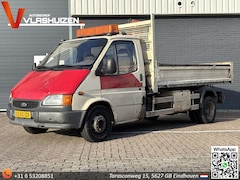 Ford Transit - FT 190 DL | € 3.950, - MARGE | Dubbel Lucht | Kraan | Open Laadbak | Kieper | Bijrijdersba