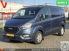 Ford Transit Custom - 300 2.0 TDCI L1H1 Limited Dubbel Cabine Aut. | € 11.450, - NETTO | Euro 6 | Airco | Cruise