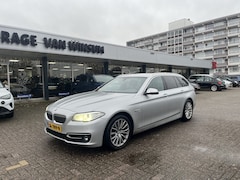 BMW 5-serie Touring - 518d Luxury Edition Pdc Lmv Cruise Klima Automaat Navi Nap Lederen bekleding