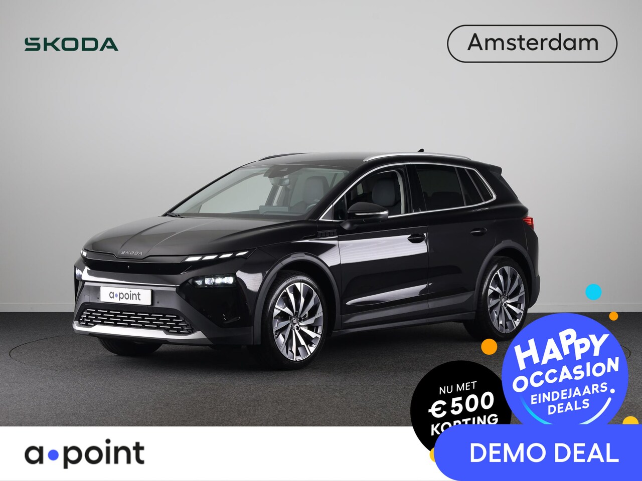 Skoda Elroq - 85 Business Edition 286pk | Leder | Head Up | Elek. stoel | 21 inch | 360 camera | Adaptiv - AutoWereld.nl