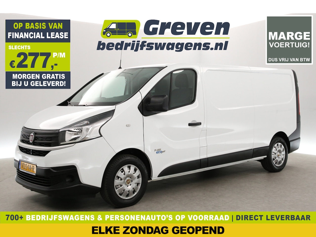 Fiat Talento - 2.0 MultiJet L2H1 | 145PK | MARGE | Airco | Cruise | Camera | Navi | 3-Zits | Trekh. - AutoWereld.nl
