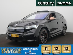 Skoda Enyaq iV - 80 Founders Edition Black / Panodak / Elek. Stoelen / Crystal-Light / Leder