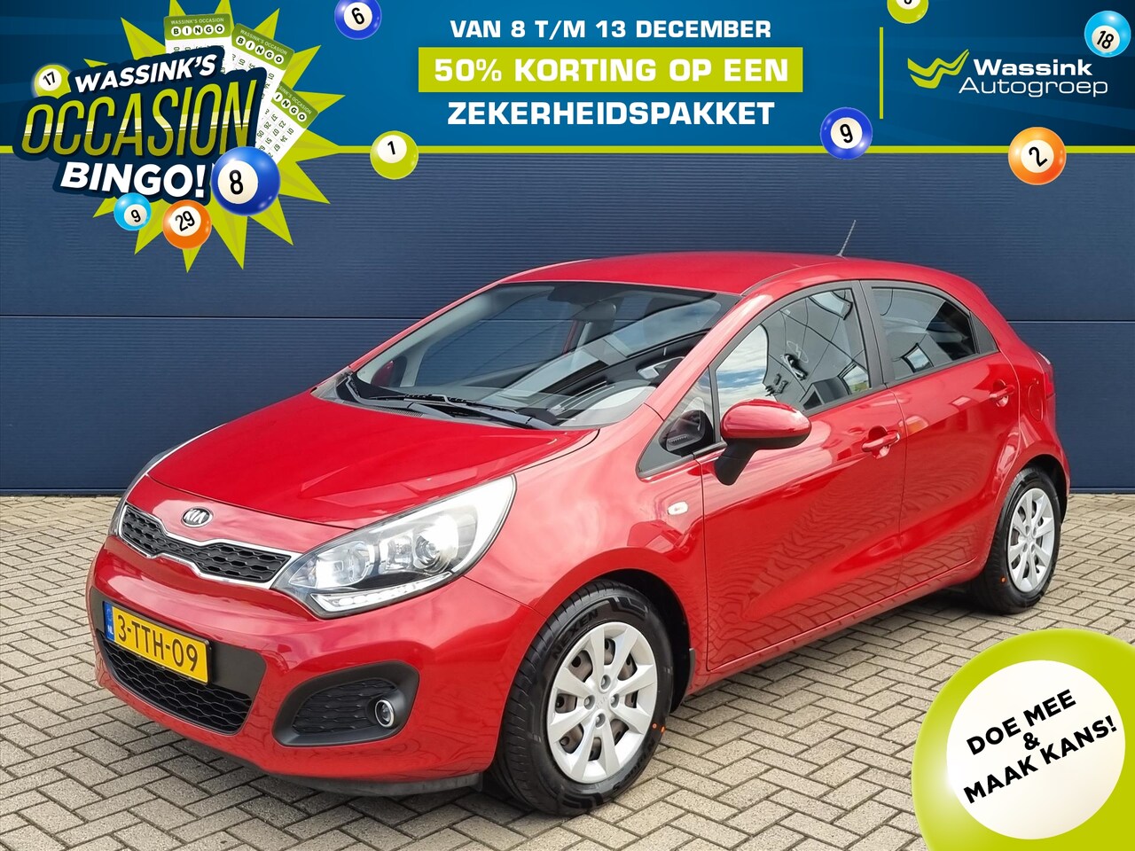 Kia Rio - 1.4 CVVT 110pk BusinessLine Automaat | Airco | Bluetooth | Afneembare Trekhaak | Lage Km S - AutoWereld.nl
