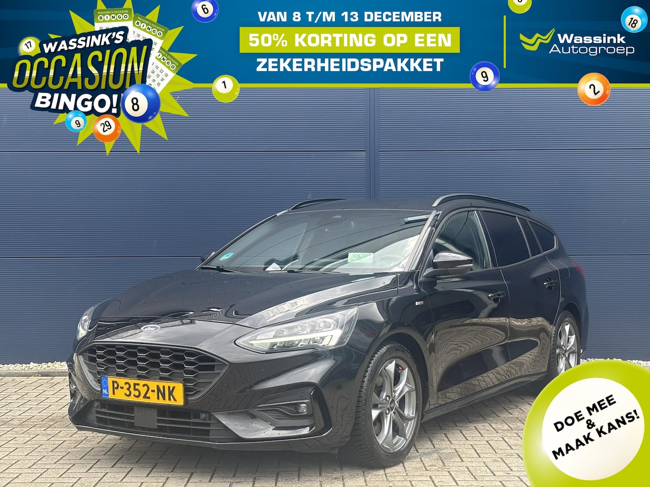 Ford Focus Wagon - 1.0 EcoBoost Hybrid 125pk ST Line X Business | Camera | Stuur-, Stoel- & voorruitverwarmin - AutoWereld.nl