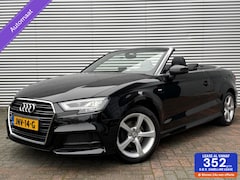 Audi A3 Cabriolet - 1.4 TFSI Autom S-Line Led Leer Navi Cruise Eerste Eigenaar Uniek 81612 KM Gereden Vol Opti