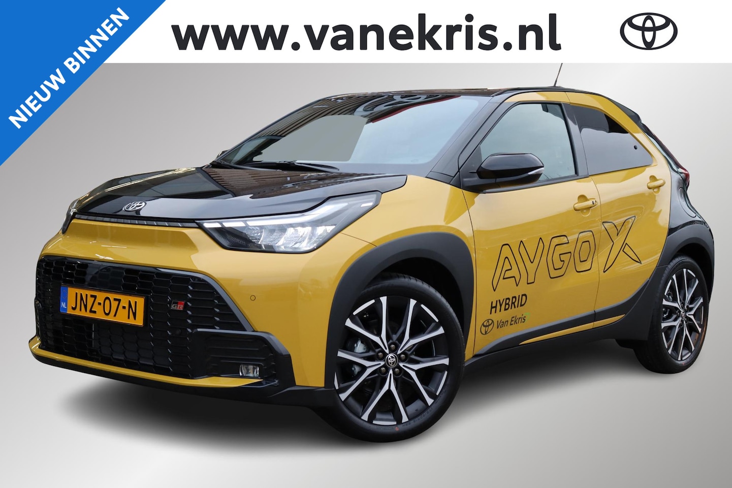 Toyota Aygo X - Hybrid 115 GR Sport Hybrid 115 GR Sport , Direct leverbaar met €500,- demovoordeel - AutoWereld.nl