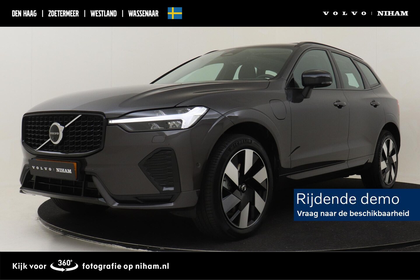 Volvo XC60 - T6 PLUG-IN HYBRID AWD ULTRA DARK -PANO.DAK|HEAD-UP DISP.|360°CAM|TREKHAAK|HARMAN/KARDON - AutoWereld.nl