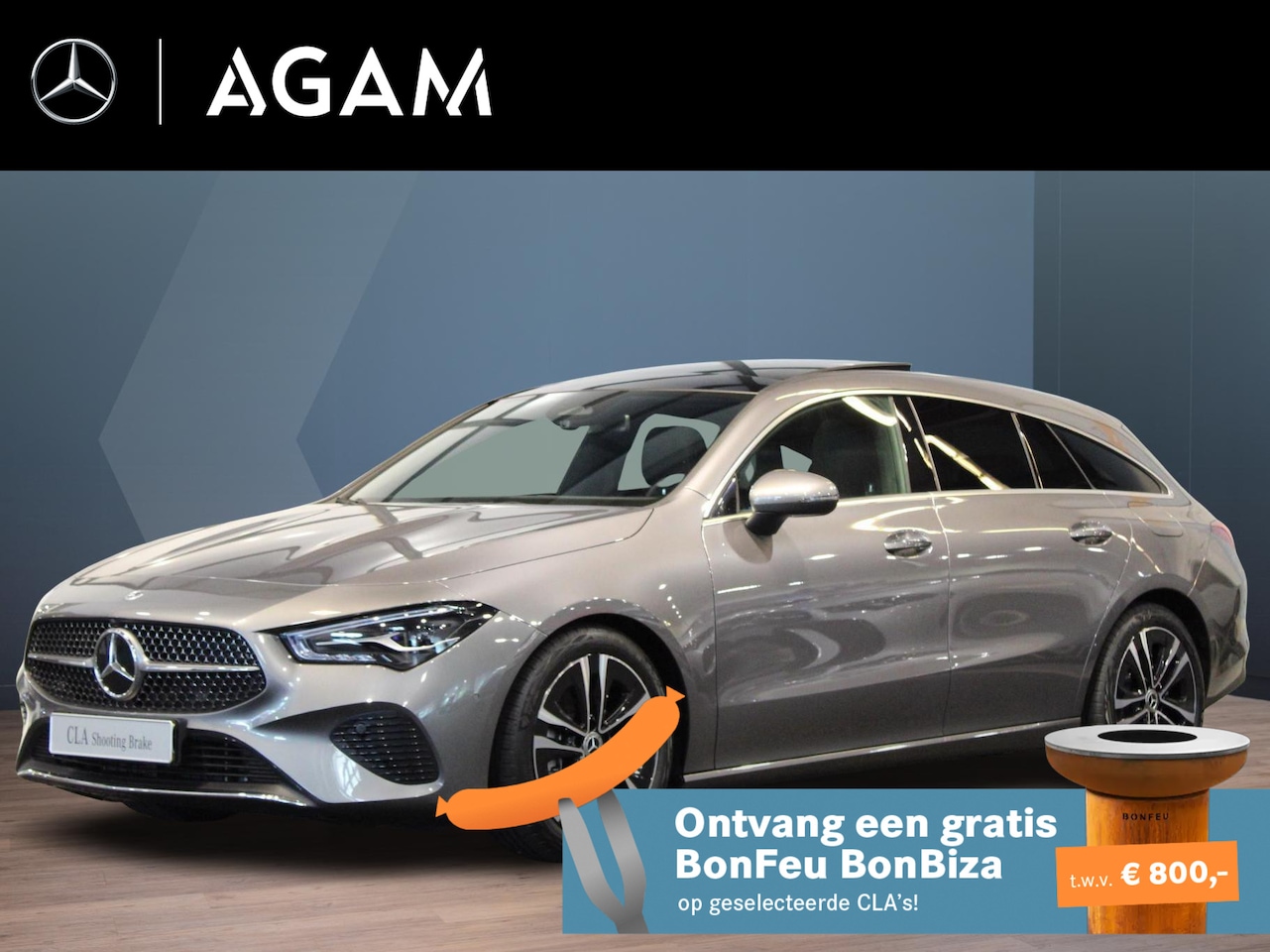Mercedes-Benz CLA-klasse Shooting Brake - 180 Luxury Line Panorama dak | Trekhaak - AutoWereld.nl