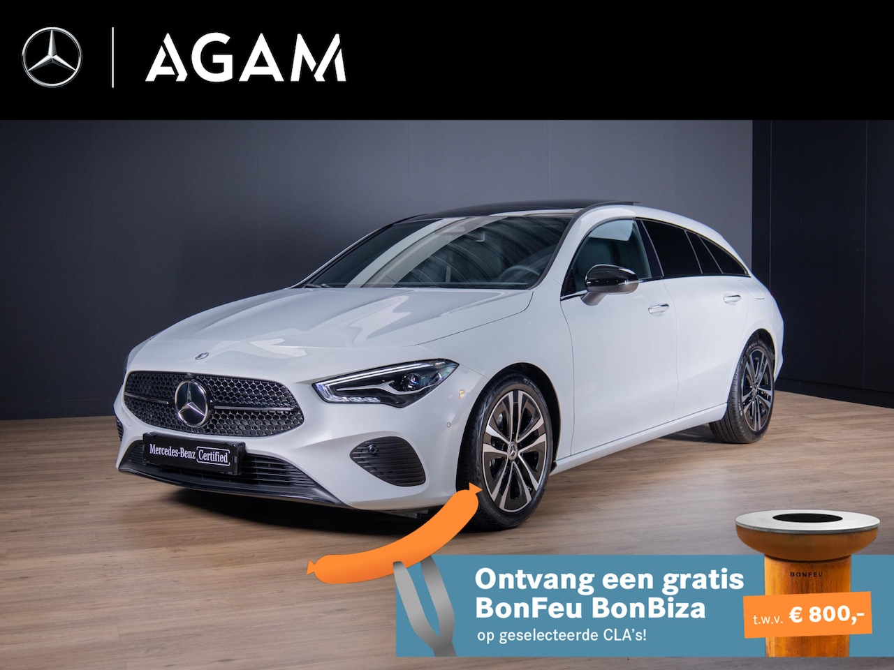 Mercedes-Benz CLA-klasse Shooting Brake - 200 Luxury Line Panorama dak - AutoWereld.nl
