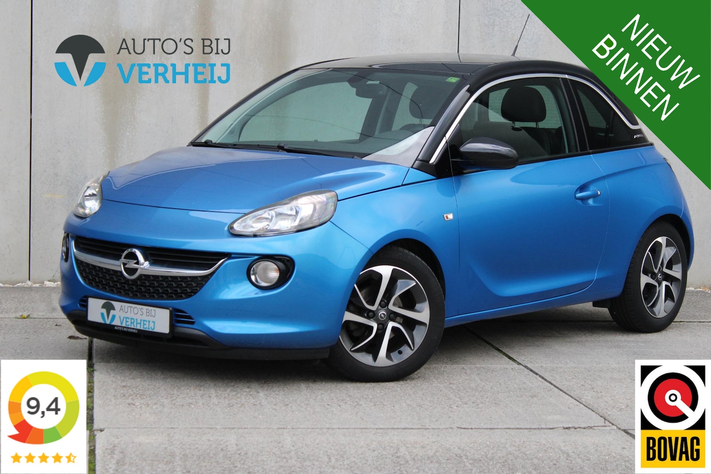 Opel ADAM - 1.0 Turbo Slam / 16"LMV / HALF LEDER / PARKEERSENSOREN ACHTER - AutoWereld.nl