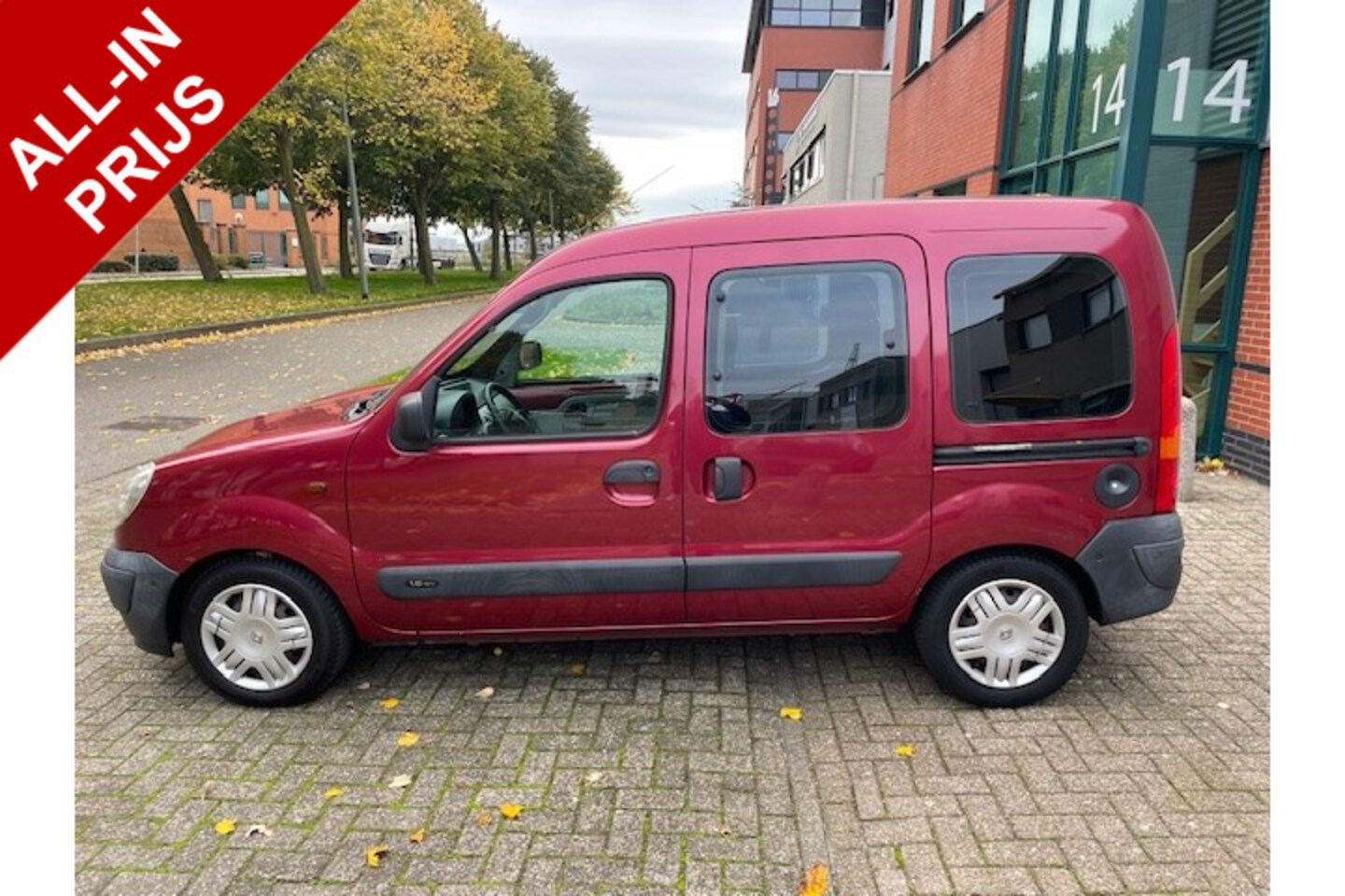 Renault Kangoo - 1.6-16V Expression | APK TM 21/06/26 KM 257350 NAP EL.RAMEN + TREKHAAK + RADIO CD SPELER ! - AutoWereld.nl