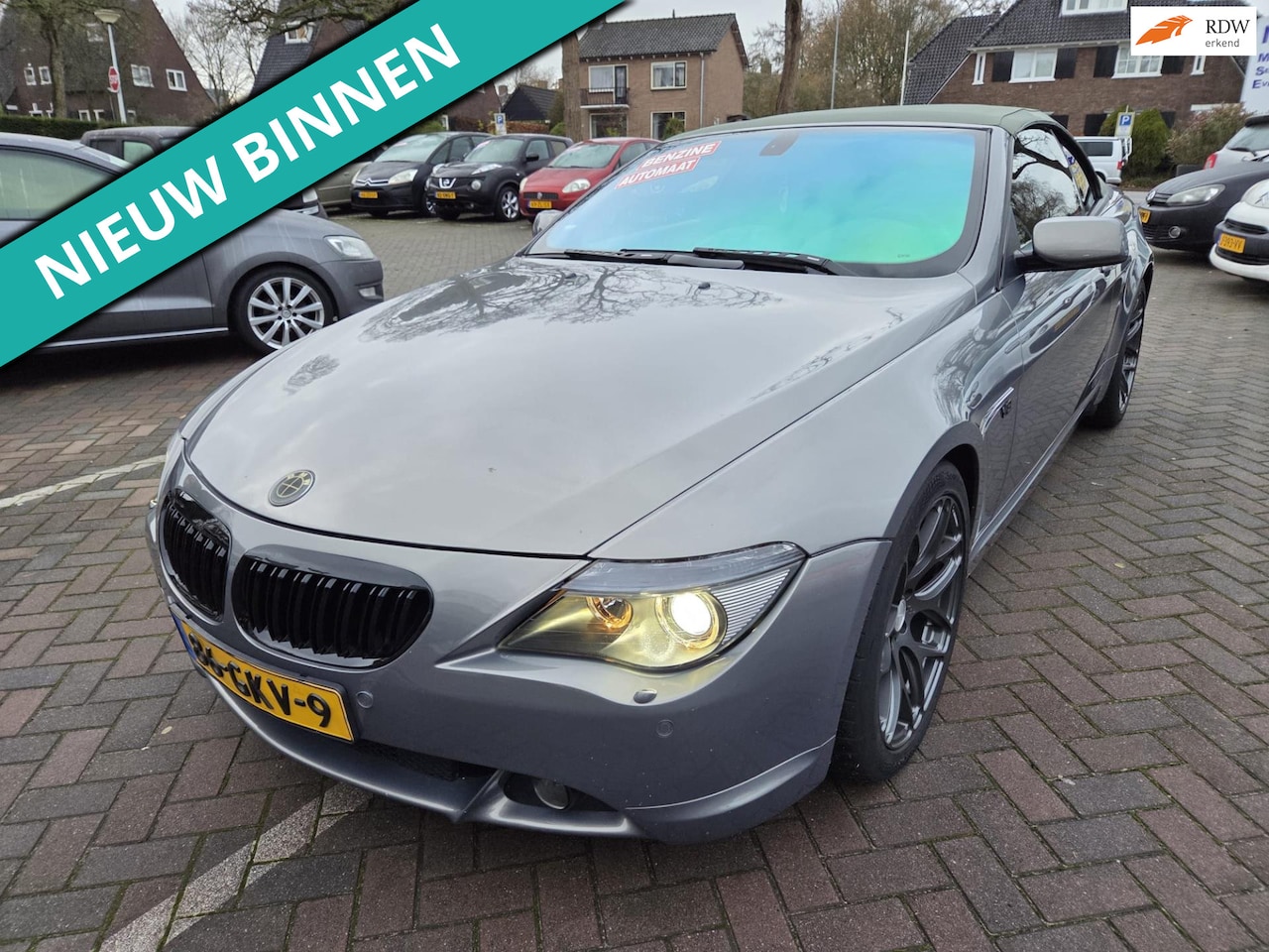 BMW 6-serie Cabrio - 645Ci KANON VAN EEN AUTO RIJDT EN SCHAKELT PERFECT - AutoWereld.nl