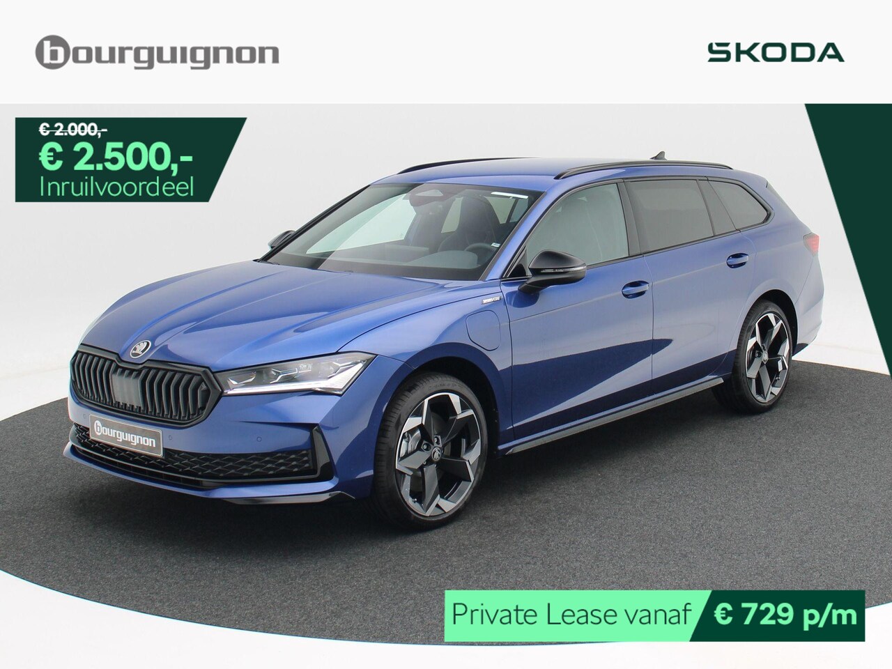 Skoda Superb Combi - Sportline Business 1.5 TSI PHEV 204 PK | Trekhaak | Adaptive cruise control | Stoelverwarm - AutoWereld.nl