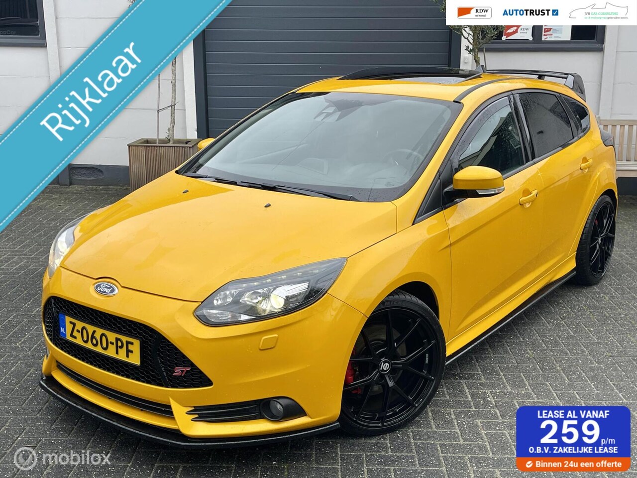 Ford Focus - 2.0T 250pk ST-3|RIJKLAAR|MAXTON|LEER|SCHUIFDAK! - AutoWereld.nl