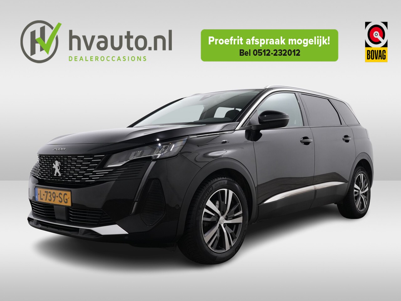 Peugeot 5008 - 1.2 PURETECH 130PK ALLURE EAT8 7-PERS | El. Achterklep | Cruise Control . - AutoWereld.nl