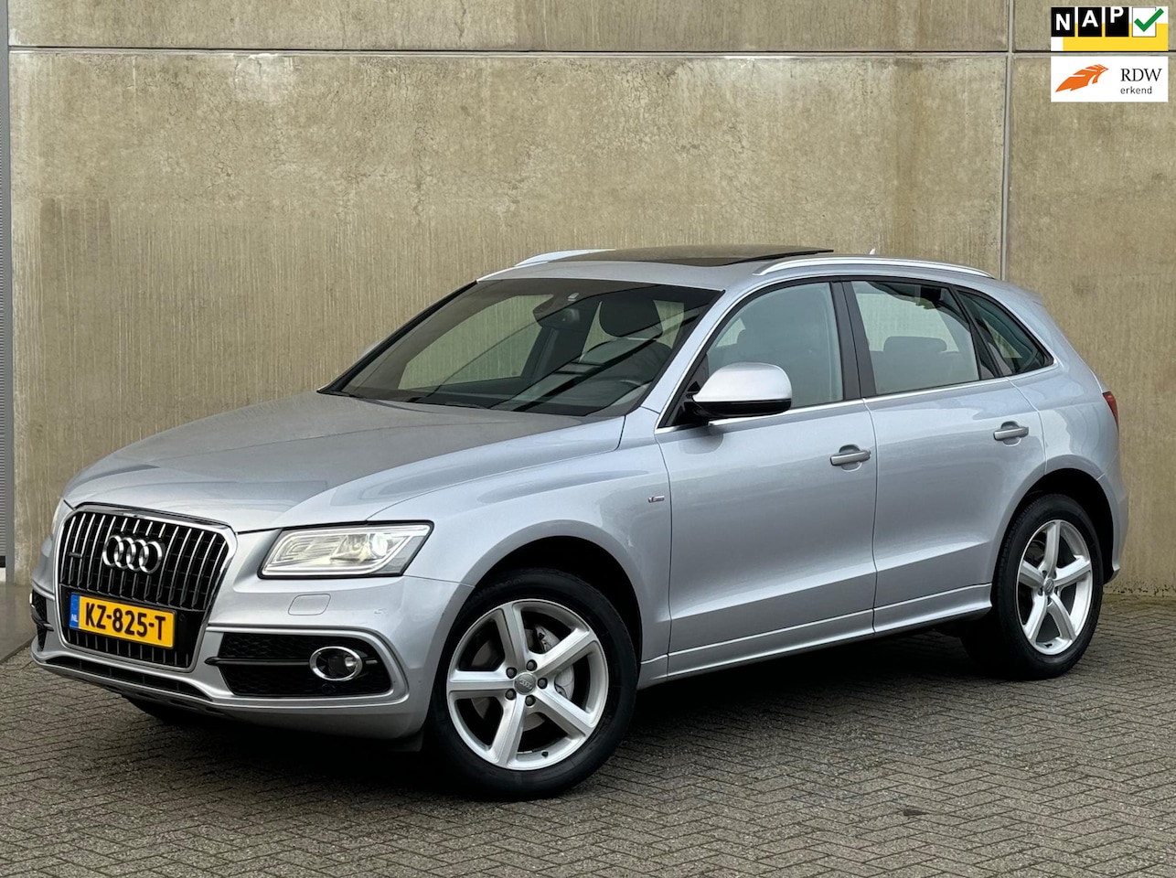 Audi Q5 - 2.0 TFSI Quattro AUT S-line 2017 PANO|NAP|1E EIG|TREKHAAK - AutoWereld.nl