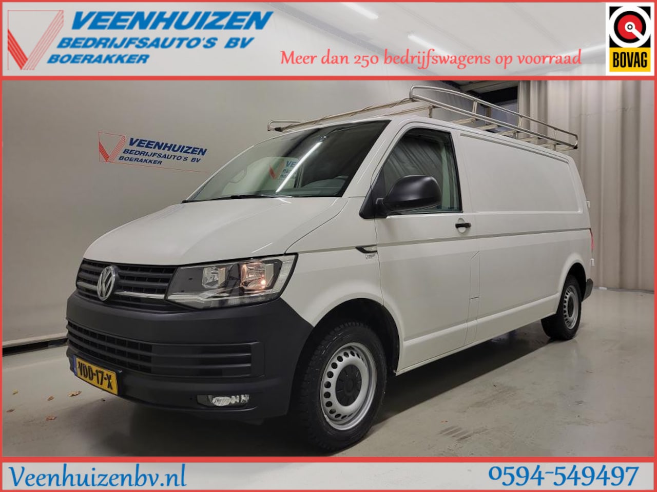 Volkswagen Transporter - 2.0TDI L2/H1 Trekhaak Imperiaal Euro 6! - AutoWereld.nl